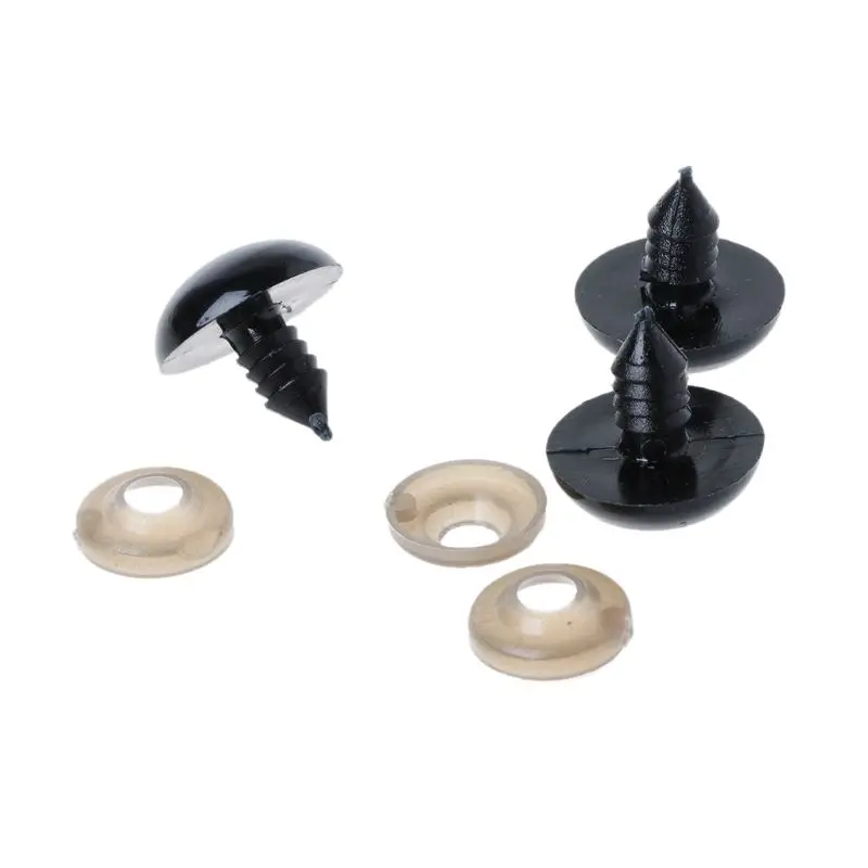 Doll eyes 20pcs 6-20mm Black Plastic Safety Eyes For Teddy