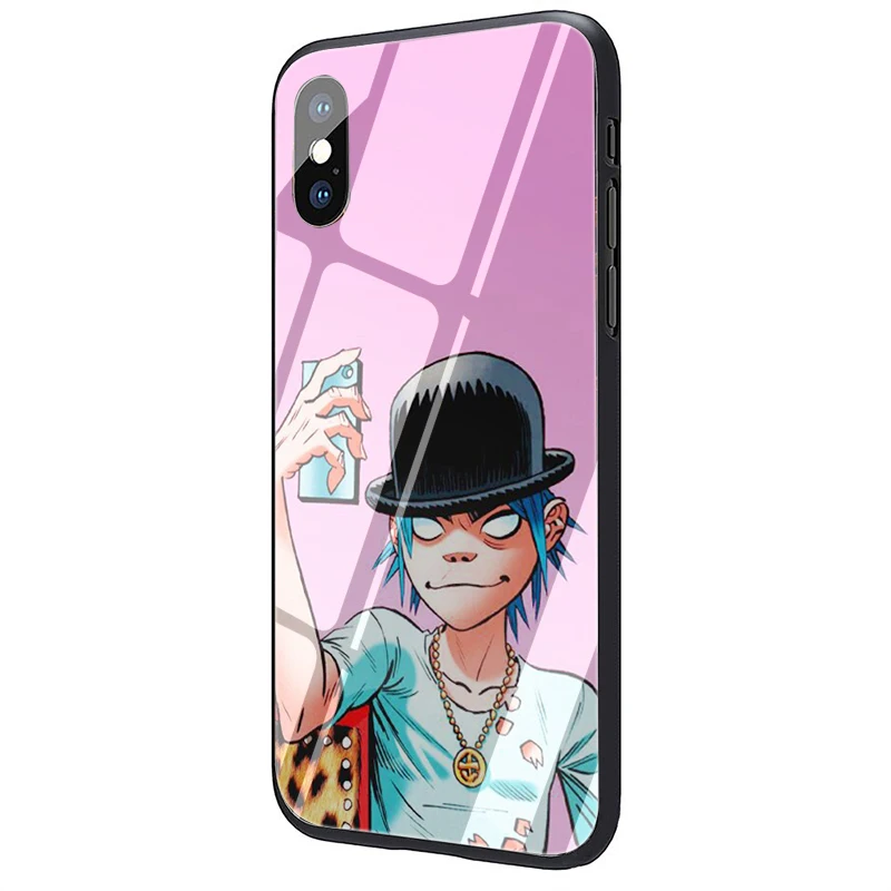 G5 EWAU Gorillaz лодка Illust Музыкальный Чехол из закаленного стекла для телефона для iphone 5 5s SE 6 6s 7 8 plus X XR XS 11 pro Max - Цвет: G5