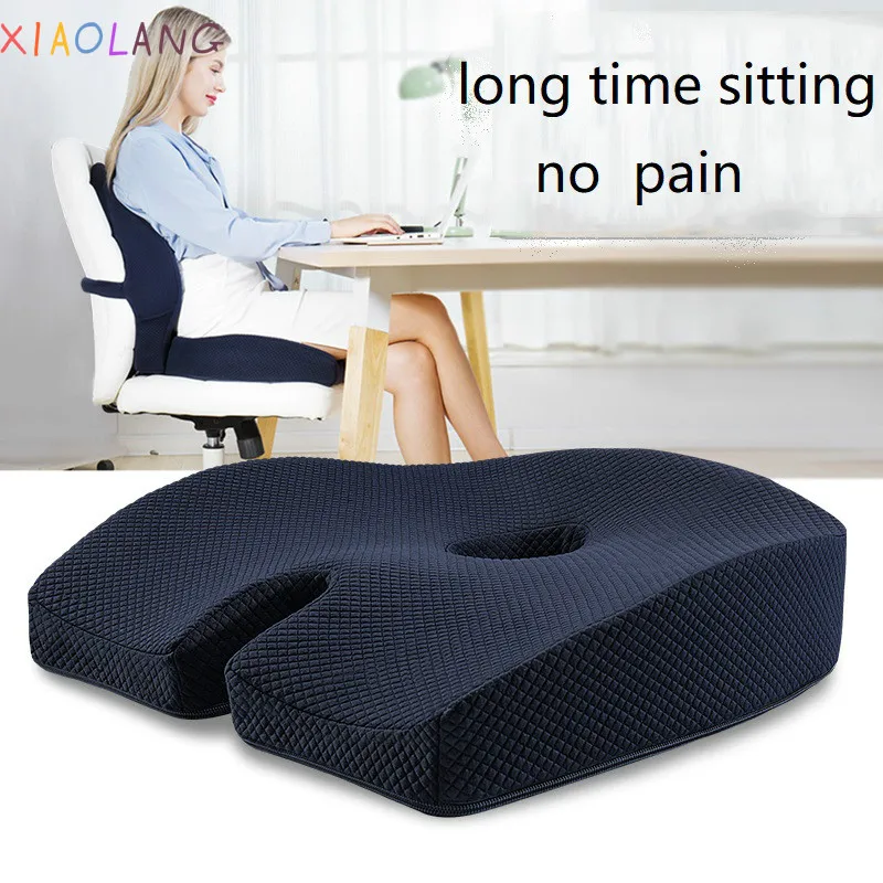 

Non-slip gel Cushion Sitting Orthopedic Pillow Coccyx Cushion Memory Foam Hollow U Shaped Artifact Protect Caudal Vertebra Pad