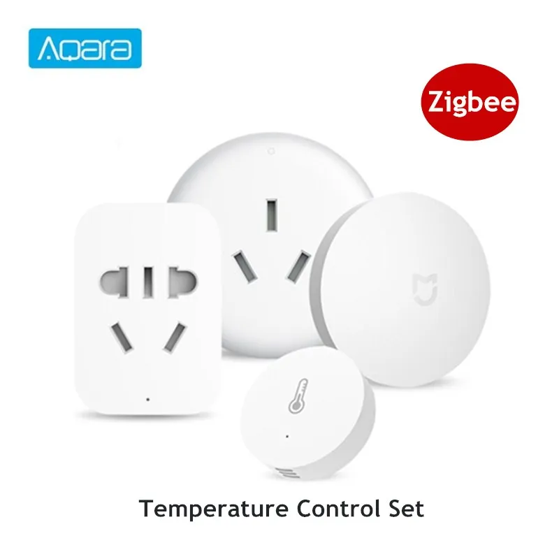 Clearance Aqara Smart Home Temperature Control Set Air Conditioner Controller Temperature Humidity Sensor Wireless Switch Outlet GAO 