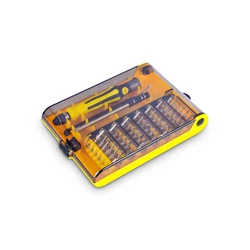 Jeu de 45 embouts de tournevis, réparation de précision 45 en 1 Kit de tournevis de précision Portable ménage professionnel multifonctionnel 