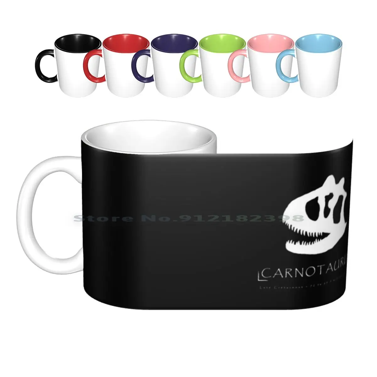 Carnotaurus Skull Carnivore Dinosaur Fan Gift Tazze In Ceramica Tazze Da Caffè Tazza Da Tè Al Latte Carnotaurus Carnotaurus Skull Dino Dinosaur