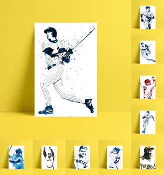

HD Print Baseball Sports Players Oil Painting on Canvas Aaron Boone Aaron Judge Wall Decor Home Decor for Room Decoration