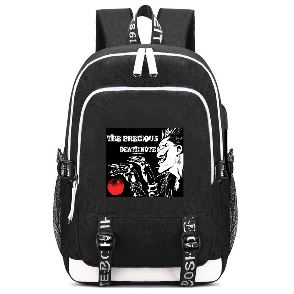 Дорожный рюкзак из ткани Оксфорд с принтом аниме Death Note школьные сумки L · Lawliet