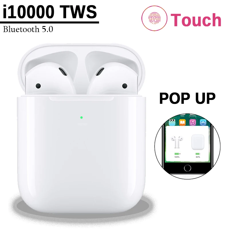 

i10000 tws Wireless Headphones Bluetooth Earphone 5.0 in Ear Auriculares Earbuds Headset Touch control For Apple iPhone Xiaomi