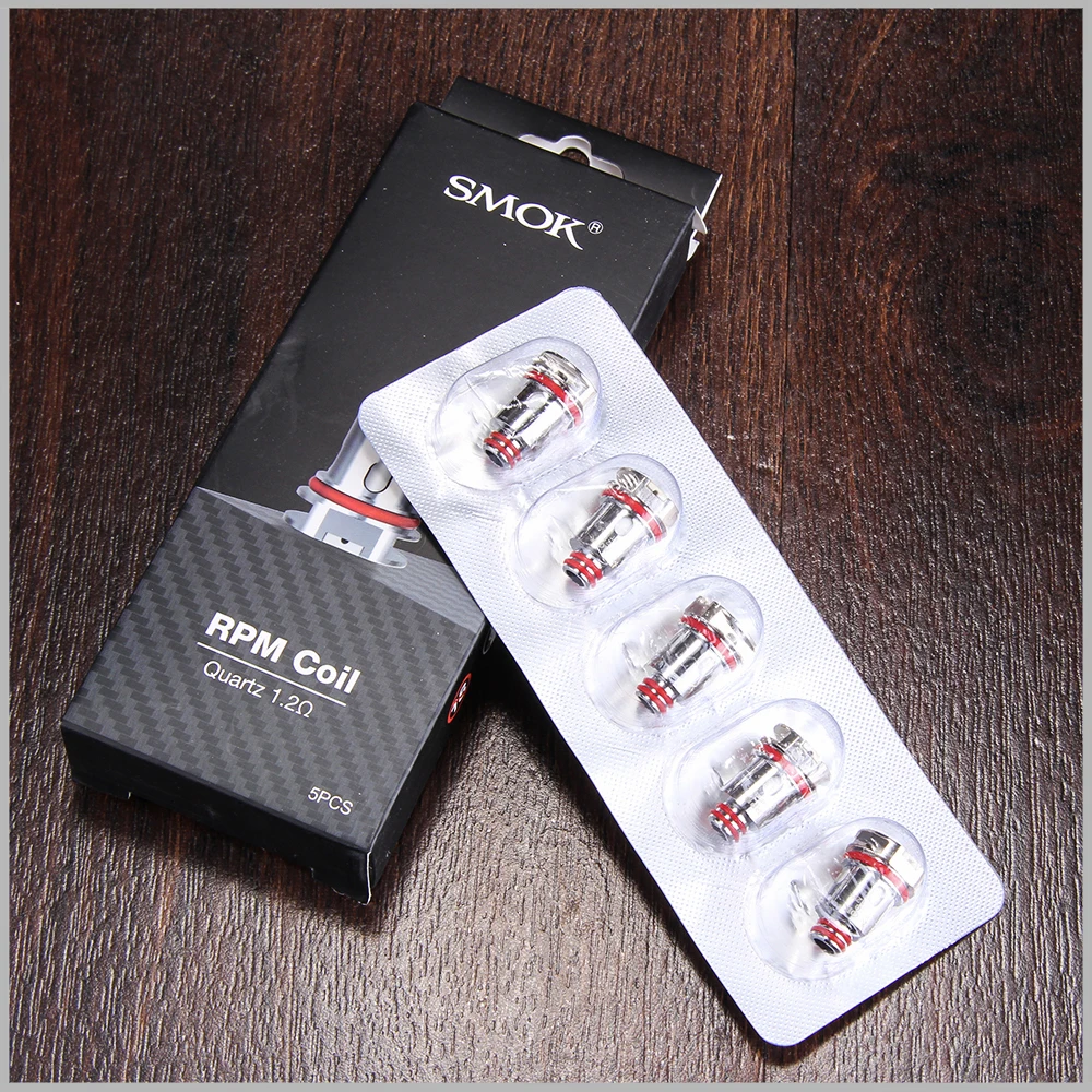 Новые 5 шт/упаковка, шт./кор. электронных сигарет SMOK RPM40 катушки 0.4ohm RPM40 сетки 0.6ohm тройной 1.2ohm кварцевые 1ohm SC замена катушки для электронных сигарет SMOK RPM40 набора вапоризатора