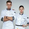 Chef Jacket Long Adjustable Sleeve Men Women Unisex Cook Coat Restaurant Hotel Kitchen Wear Waiter Uniform ► Photo 3/6