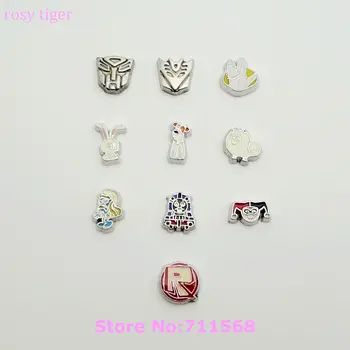 

Mix Free Shipping 50pcs/lot The Most Colorful Floating Charms For Glass Floating Locket Accessories