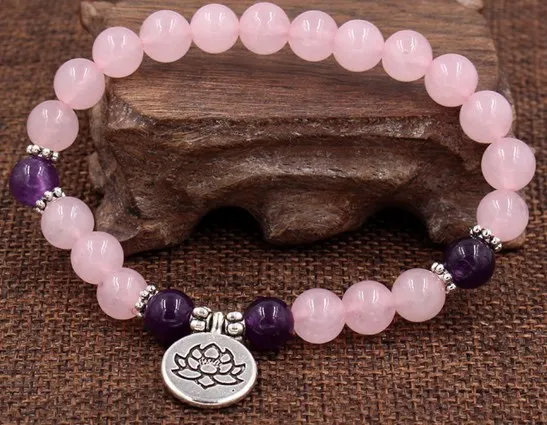 8mm gf2 elastic adjusted Charm nature stone bead Lotus life tree Buddha head Punk agate Onyx Bracelet | Украшения и аксессуары