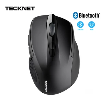 

TeckNet 2600DPI Wireless Mouse Computer Bluetooth Mouse PC Mause Ergonomic Mouse 3.0 USB Optical Mice For Laptop PC