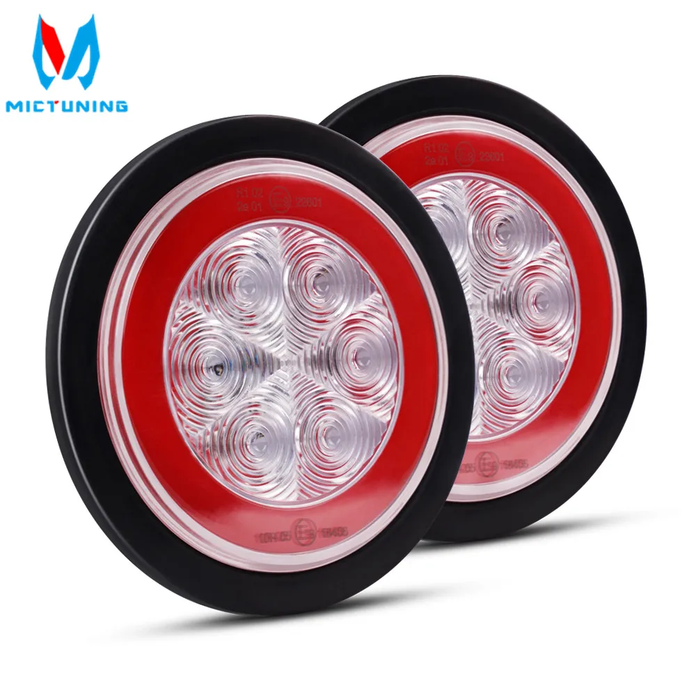Tail Light Led Car Round Trailer Tail Lights Kit Round Led Trailer