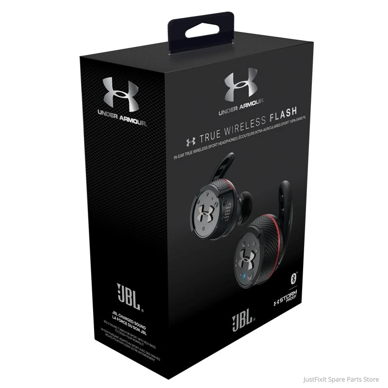 JBL UA FLASH Ture Wireless Bluetooth Sports Earphones Waterproof Running Headphones with Charge Box Handsfree Call Mic