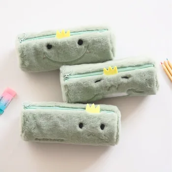 

Creative Dinosaur Park Plush Pencil Case Cute Cylinder pen bag pencil box Stationery pouch boy girl gift school supplies Zakka
