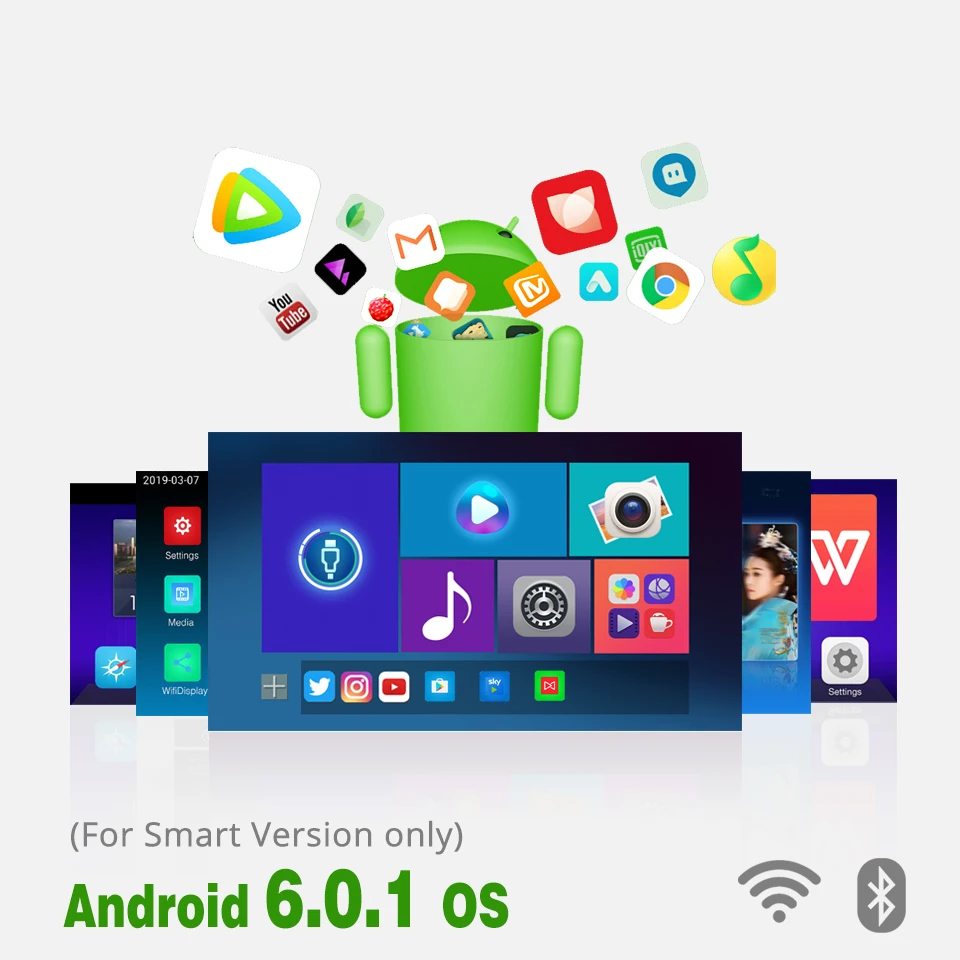 Дешево BYINTEK K7 Android Smart Wifi светодиодный мини портативный видео HD проектор для Iphone Ipad смартфон планшет игра 1080P домашний кинотеатр