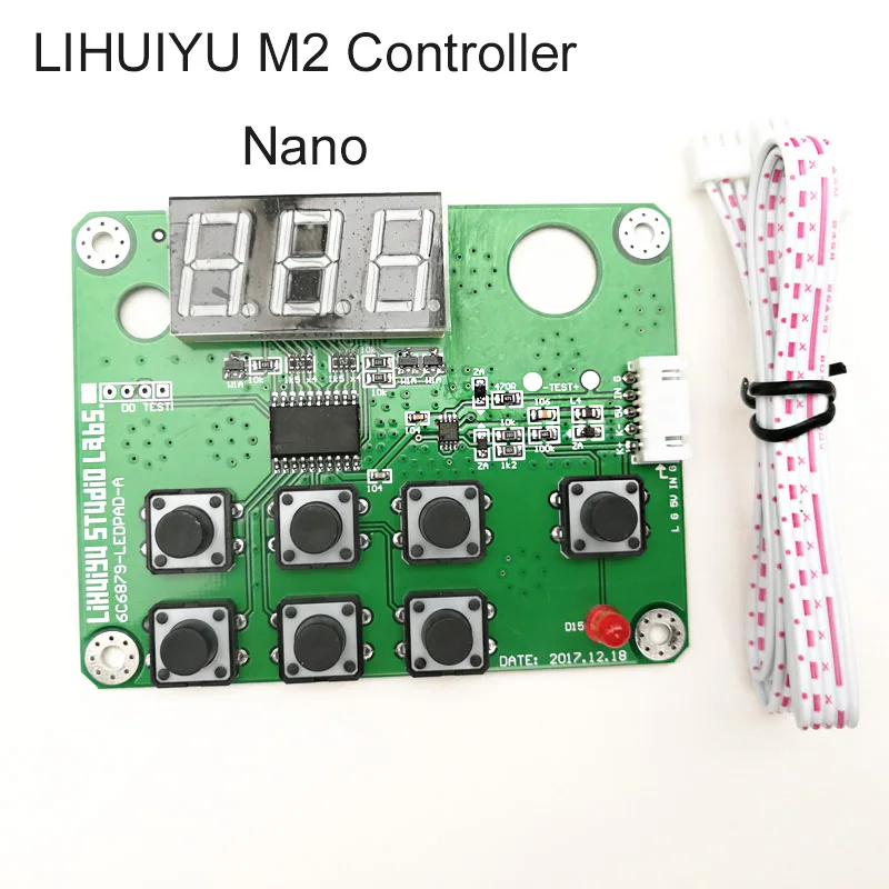 1 компл. LIHUIYU M2 Nano CO2 Лазерная панель управления системы гравер Резак DIY 3020 3040 3050 4060 K40 мини штамп гравировка