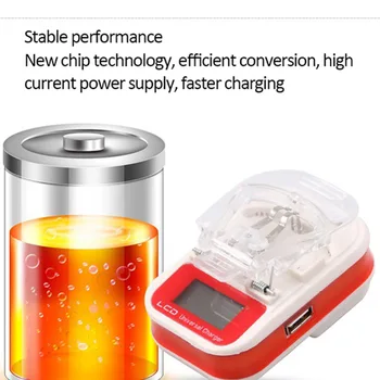 

Universal Battery USB Charger With LCD Indicator Screen US / EU Plug Charging Adapter For Android Smart Cell Phones Battery