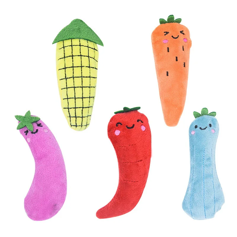 1PC Interactive Cat Toy Catnip Cat Pets Toys Kitten Teeth Grinding Cat Plush Thumb Pillow Pet Accessories