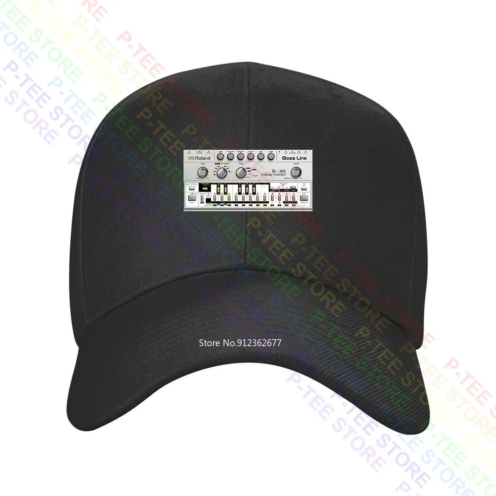 Roland Retro Bass Line Tb 303 Trance Club Music Truck Driver Caps Baseball Cap | Аксессуары для одежды