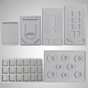 

Tray DIY Bead Board Jewelry Bracelet Necklace Organiser Plate Assembled