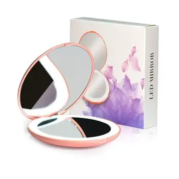 

Makeup Mirror Portable LED Makeup Mirror Hot model with 2x magnifying glass function