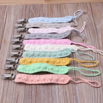 

Handmade Baby Pacifier Clips Pacifier Chain Dummy Clip Nipple Holder For Nipples Newborn Pacifier Clip Holder
