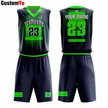 Полиэстер желтый красный зеленый XS, S, M, профессиональная сублимационная печать баскетбольная майка майки