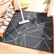 Простой геометрический бытовой износостойкий нейлоновый коврик для дома, спальни, гостиной, дивана