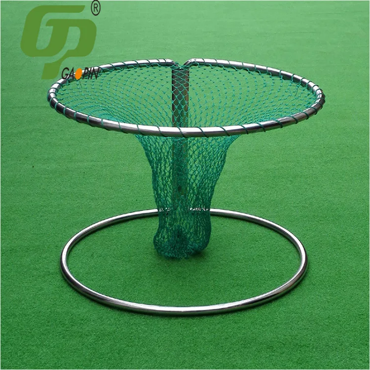 

GP Source Manufacturers Golf Practice Net Wedge Ball Collection Net Stainless Steel Target Net Golf Trainer