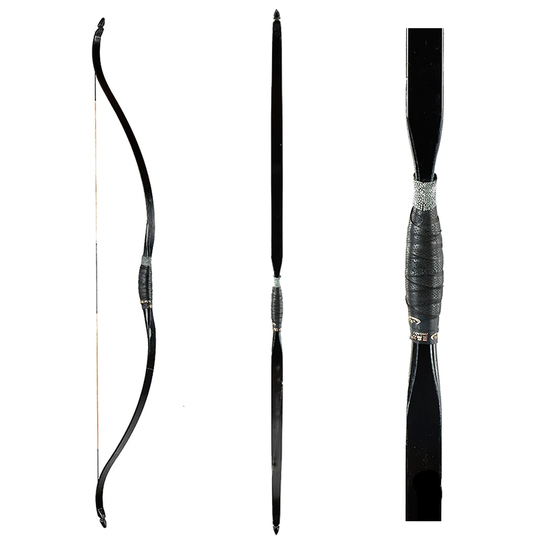 

58'' Traditional Recurve Bow 25-50 lbs Archery Hunting bow Handmade Horse Bow Longbow