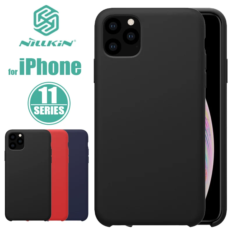 Чехол Nillkin для iPhone 11 Pro Max роскошный гибкий чехол из чистого силикона задняя крышка