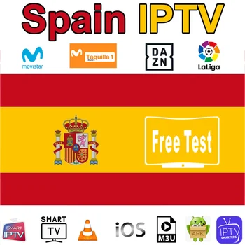 

IPTV Spain Subscription 1 year DAZN Spain Movistar Alquiler LIGA Cinema for Xtream m3u smart IPTV smarters Pro with 220 Live XXX