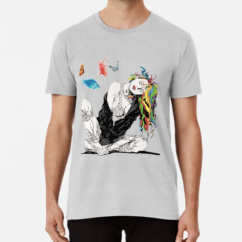 Футболка Delirium The Sandman Vertigo Comics комикс-книга sandman deram delirium crazy girl | Мужская одежда