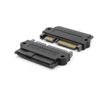 

Black SAS 29PIN Adapt To SATA Hard Disk Adapter Converter Connector For Computer black hard disk adapter