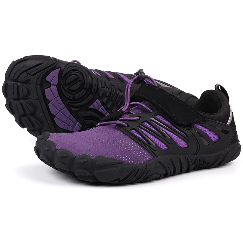 Мужская обувь для бега; кроссовки для женщин; женская обувь; пять пальцев; zapatos de hombre; мужская пара; zapatillas hombre; модная сетчатая обувь - Цвет: Purple