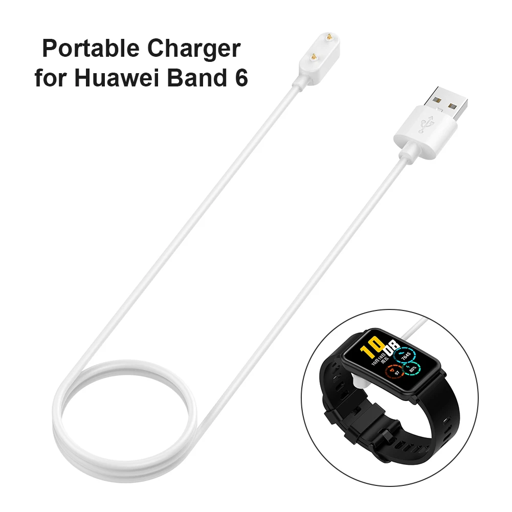 1m USB Charging Cable for Huawei Band 6 Pro/Huawei Watch Fit/Children Watch 4X/Honor Watch ES/Band 6 Short Circuit Protection