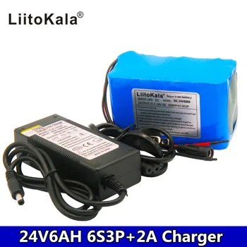 

liitokala 24v6ah lithium 6s3p 25.2v6000mah built-in li-ion protection 25.2V1A charger