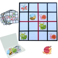 Sudoku Games Montessori Material Puzzle Toys For Toddler Animal Jigsaw Board Games Educational Logical Thinking Toys Preschool 1