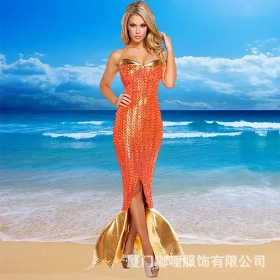 

Code Division New Style Mermaid Stage Performance Costume Halloween Cosplay Clothes Bar Party Costume Beach Mermaid Suit