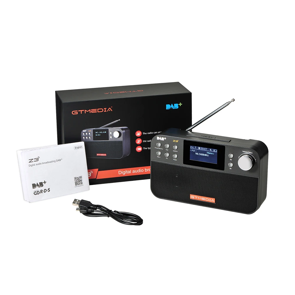 GTMEDIA Z3 DAB+ Stereo Radio Receptor Bluetooth