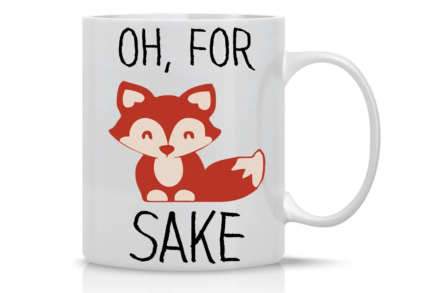 Animal Mug 11oz Coffee Mug Fox Mug Oh For Fox Sake Mug Funny Mug 