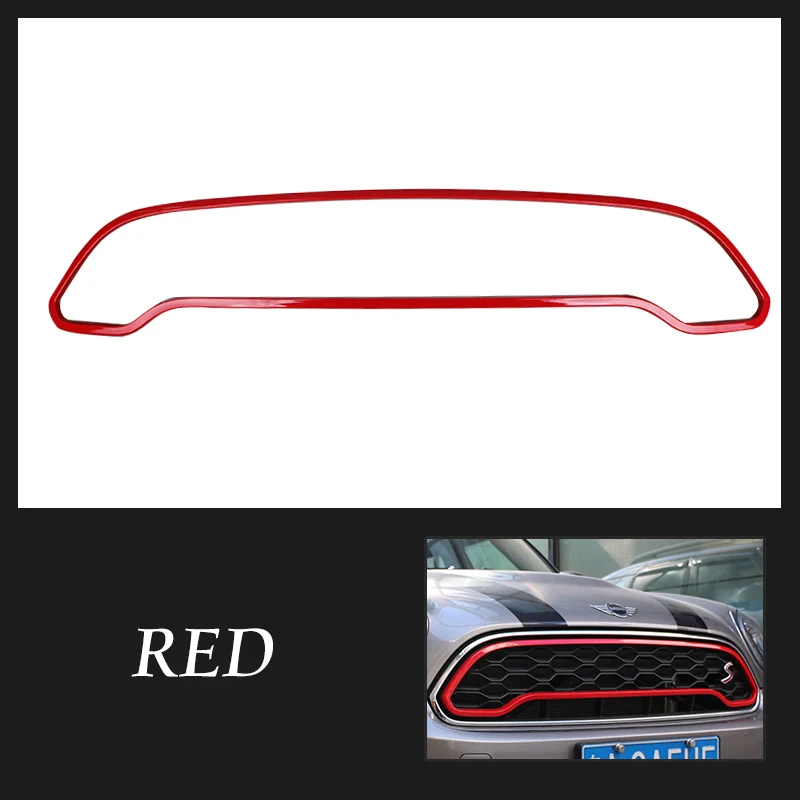 Юнион Джек средняя чистая декоративная рамка яркие клейкие полоски для высокой модель профиля Мини Купер земляк F60 автомобильные аксессуары - Название цвета: red
