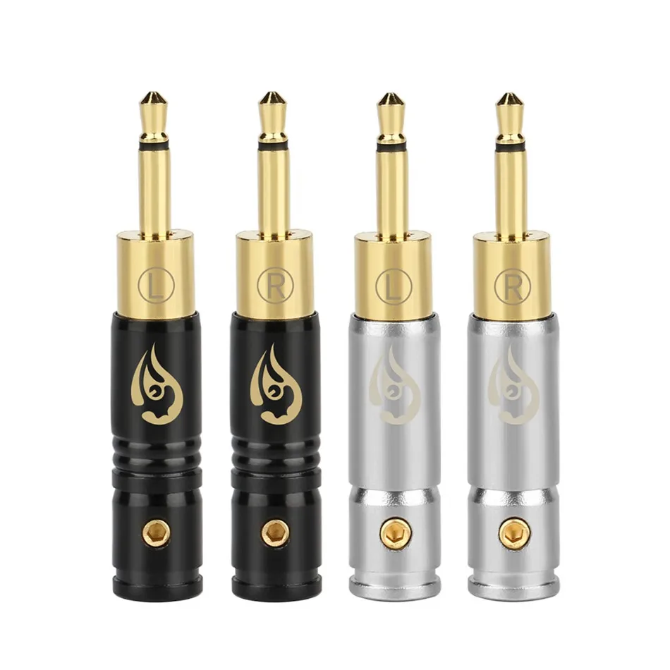 2 полюсный штекер для наушников HD700 5 hd400i HiFi разъем провода Minijack паяльный