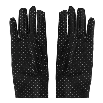 

2017 Female Women Summer Cotton Short Gloves Design Sun-shading Slip-resistant Gloves MAR28_17