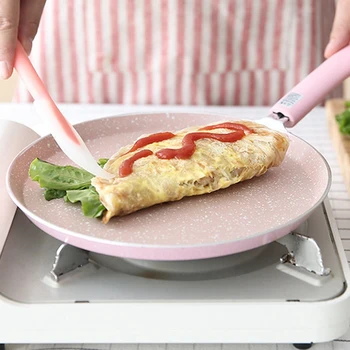 

20cm Frying Pan Pizza Pancake Non-Stick Pan Aluminum Alloy Pans Steak Frying Pot Gas Cooker Induction Cooker Pans