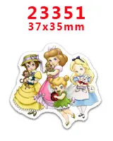 23351 30 шт мультяшный персонаж плоское украшение из смолы PR 23318 - Цвет: 23351