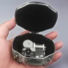 ROSIKING Emboss Alloy Metal Music Box Wind Up and Golden Movement Music Box(Once upon a december) for Birthday 3