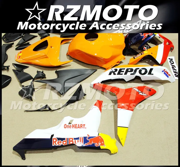 Мотоциклетный обтекатель abs комплект для HONDA CBR600RR F5 2007-2008 год корпусные детали moldStore № 0683