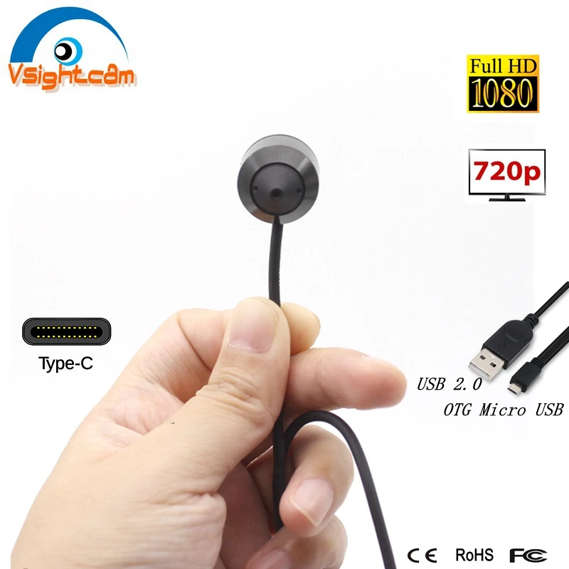 1080P HD мини Usb камера МП CMOS Bullet OTG Micro USB Snake веб Android Linux Mini безопасности|Камеры
