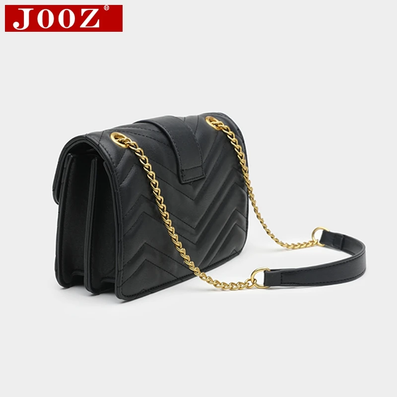 JOOZ fashion Vintage shoulder bag for women fringed rhombic chain bag wandering bag classic crossbody bag