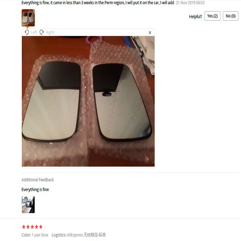 3 Series Coupe Convertible Passenger Side View Right RH New Replacement NON-BLUE Mirror Glass with FULL SIZE ADHESIVE for 7 Series